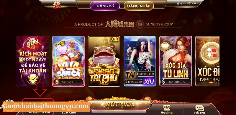 Ấn vào mục “Tải game ngay” để tiến hành cài đặt về máy 