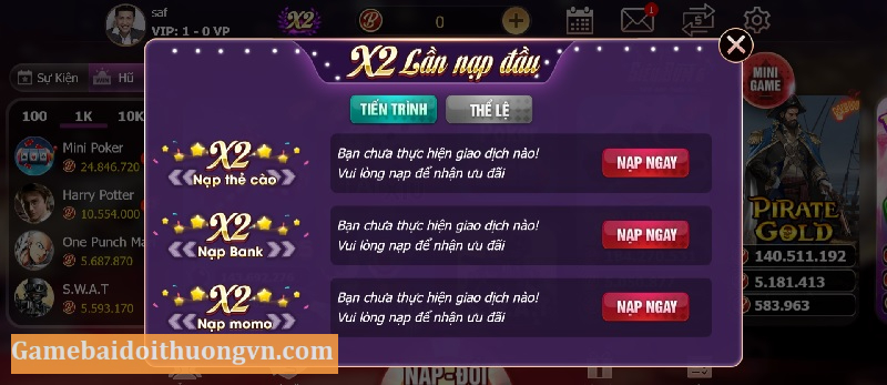 Chơi game hay tại cổng game nhận nhiều ưu đãi