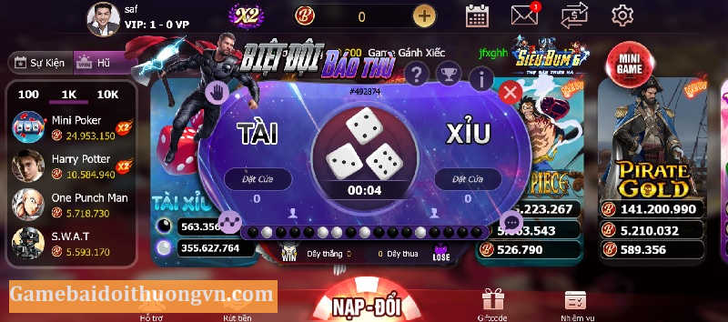 Giao diện của cổng game được đầu tư thiết kế vô cùng bắt mắt