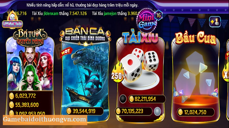 Trải nghiệm các tựa game giải trí siêu hot