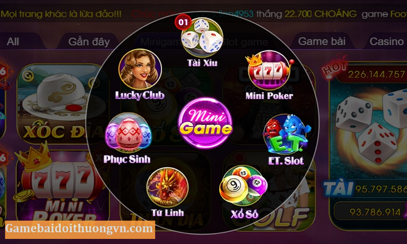 Chuyên mục minigames vui nhộn, lôi cuốn