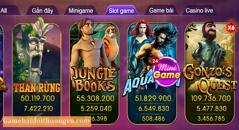 Slot game hấp dẫn, tỷ lệ ăn cược cao