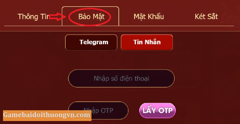 Hệ thống bảo mật tài khoản chuyên nghiệp, mã hóa thông tin cao