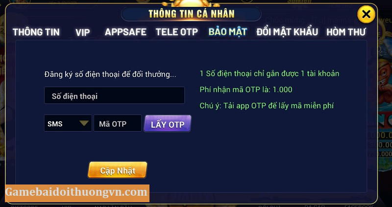 Hệ thống bảo mật hiện đại mang lại an tâm cho người chơi 