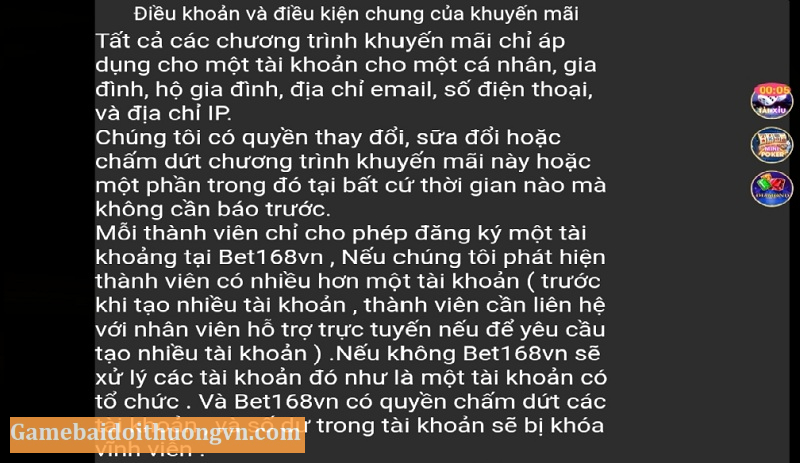 Chấp hành đúng các điều kiện mới nhận được khuyến mãi