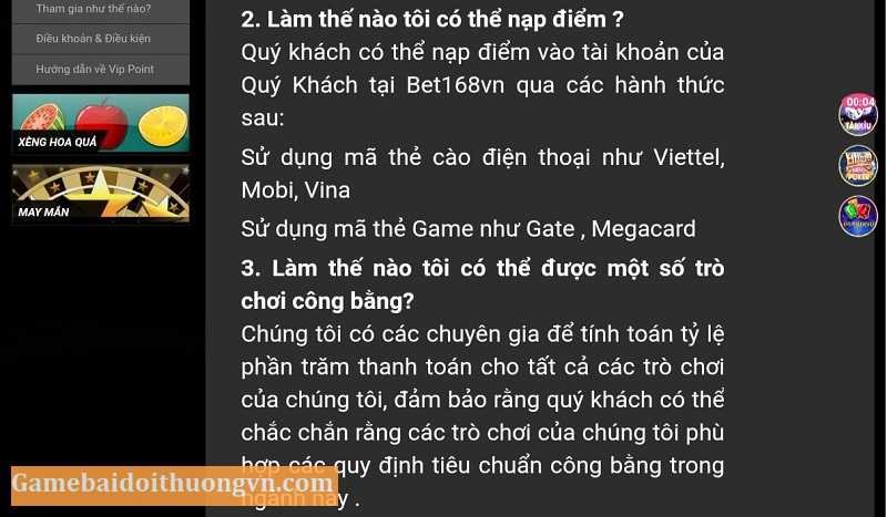 Giải đáp một số thắc mắc thường thấy của người chơi