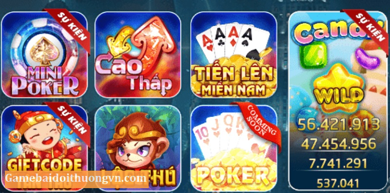 Giới thiệu một số tựa game đổi thưởng ăn khách, cực kỳ sôi động