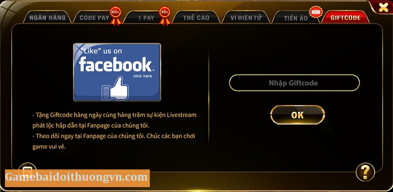 Quy trình nạp code tại cổng game bài đổi thưởng Yo88