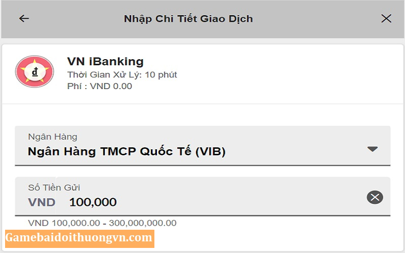 Phương thức gửi tiền qua VN iBanking siêu nhanh và tiện lợi