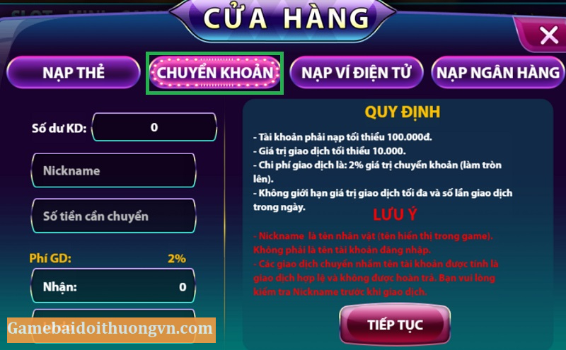 Hướng dẫn cách chuyển khoản trực tuyến