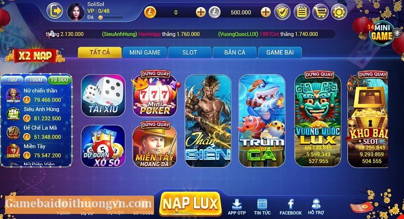 Hệ thống game đa dạng, đa thể loại cho anh em cược thủ