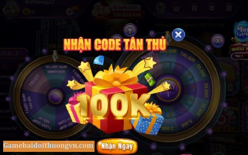 Chương trình khuyến mãi hấp dẫn hiện có tại cổng game G68 Vin đa dạng