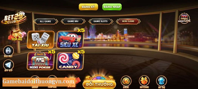 Các dầu Minigame chất lượng, thu hút