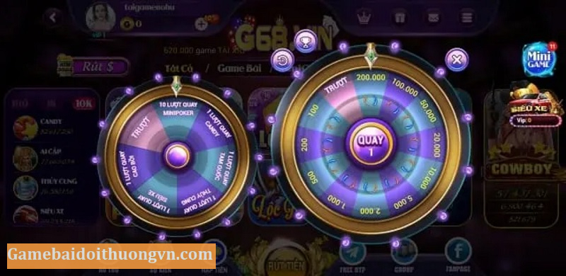 Cổng game bài G68 Vin ngày càng chứng minh được tên tuổi của mình