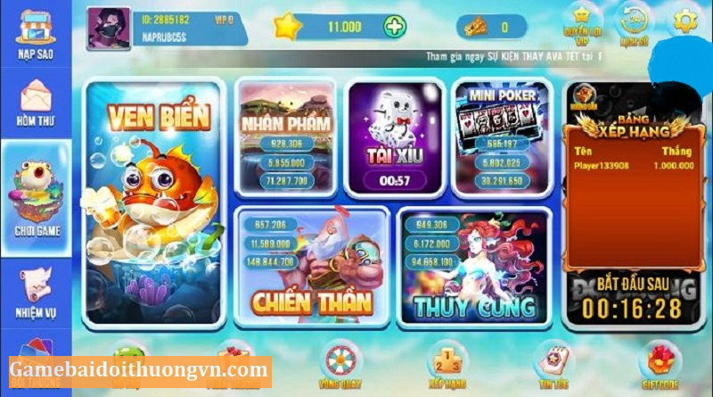 Các trò chơi hấp dẫn hàng đầu tại cổng game đổi thưởng