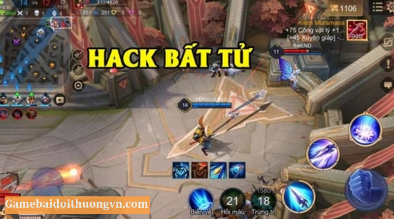 Hack bất tử tăng 200% sát thương